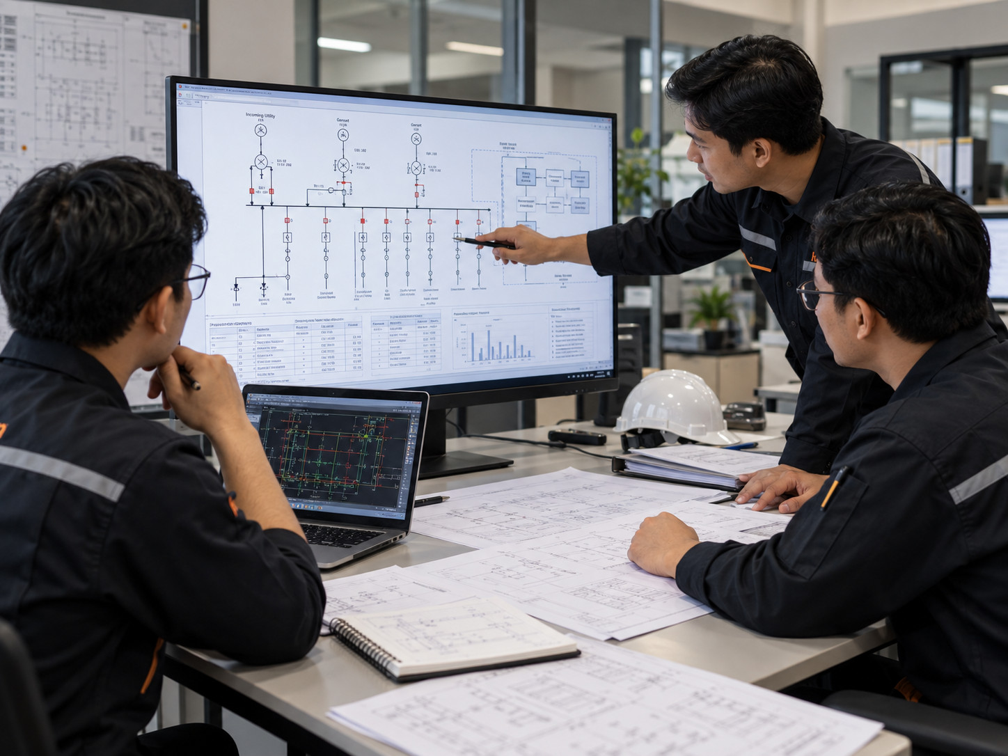 Design process untuk panel listrik