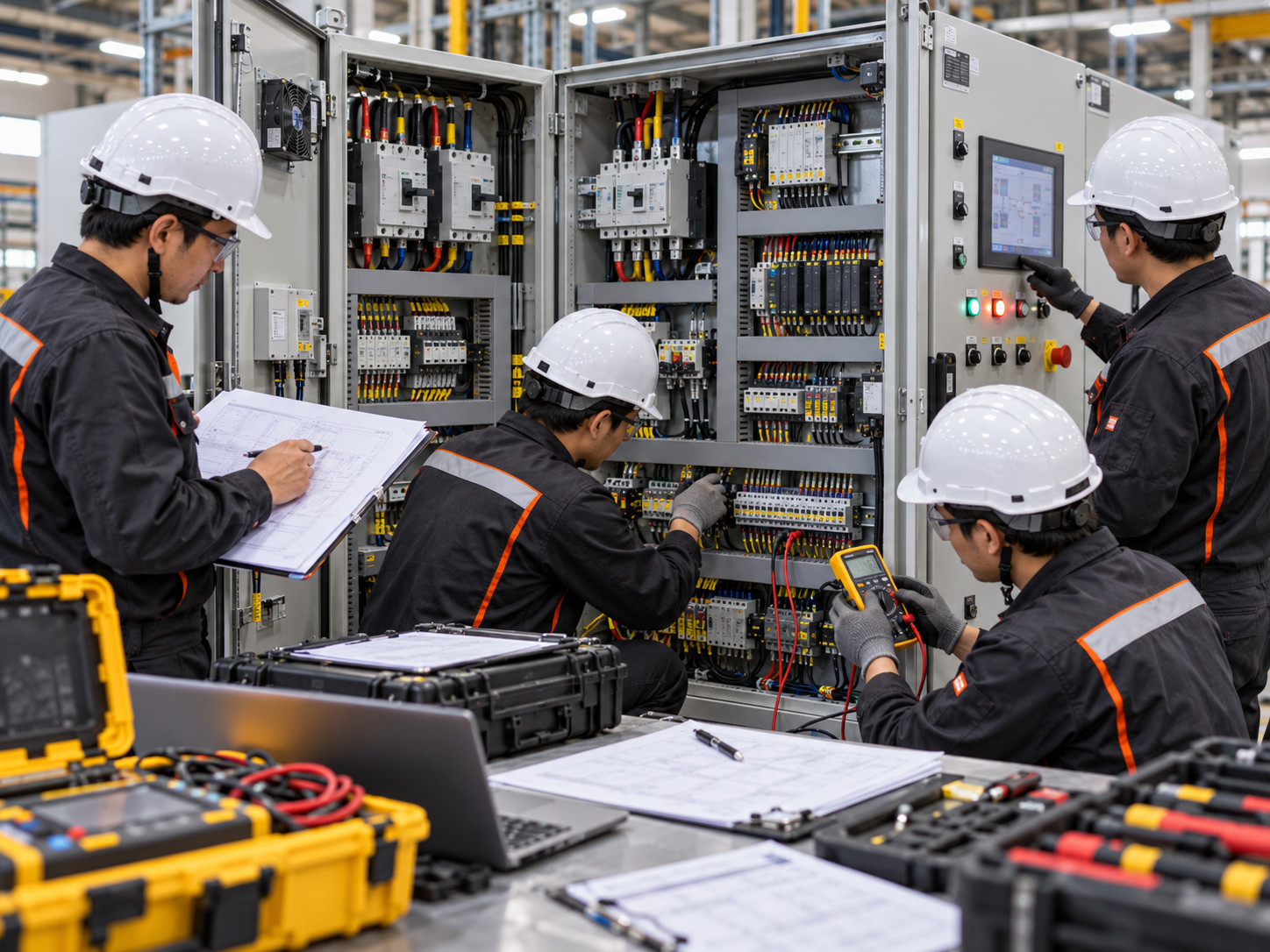 Factory acceptance test fat panel