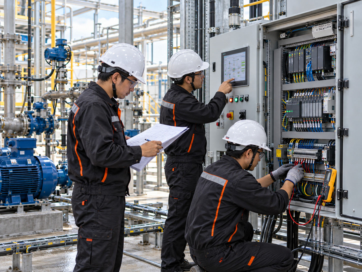 Site acceptance test sat panel