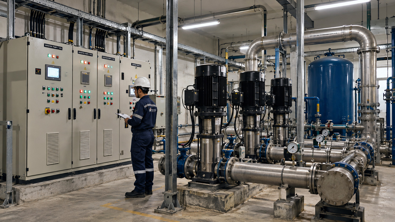 Booster Pump System – Automation